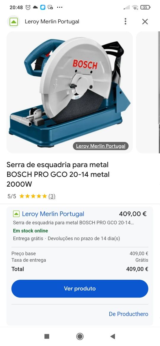 Serra elétrica Bosch