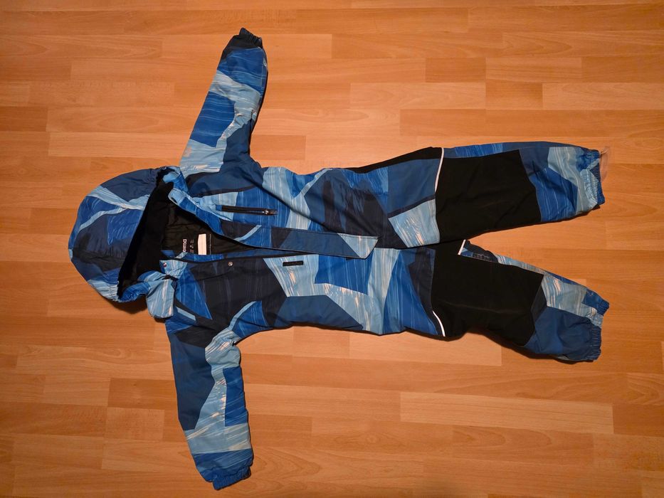 Kombinezon zimowy Reima Pakuri, 110, granatowy, używany