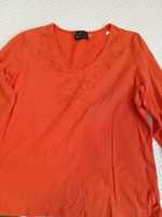 Pomarańczowa damska bluzka rozmiar 16