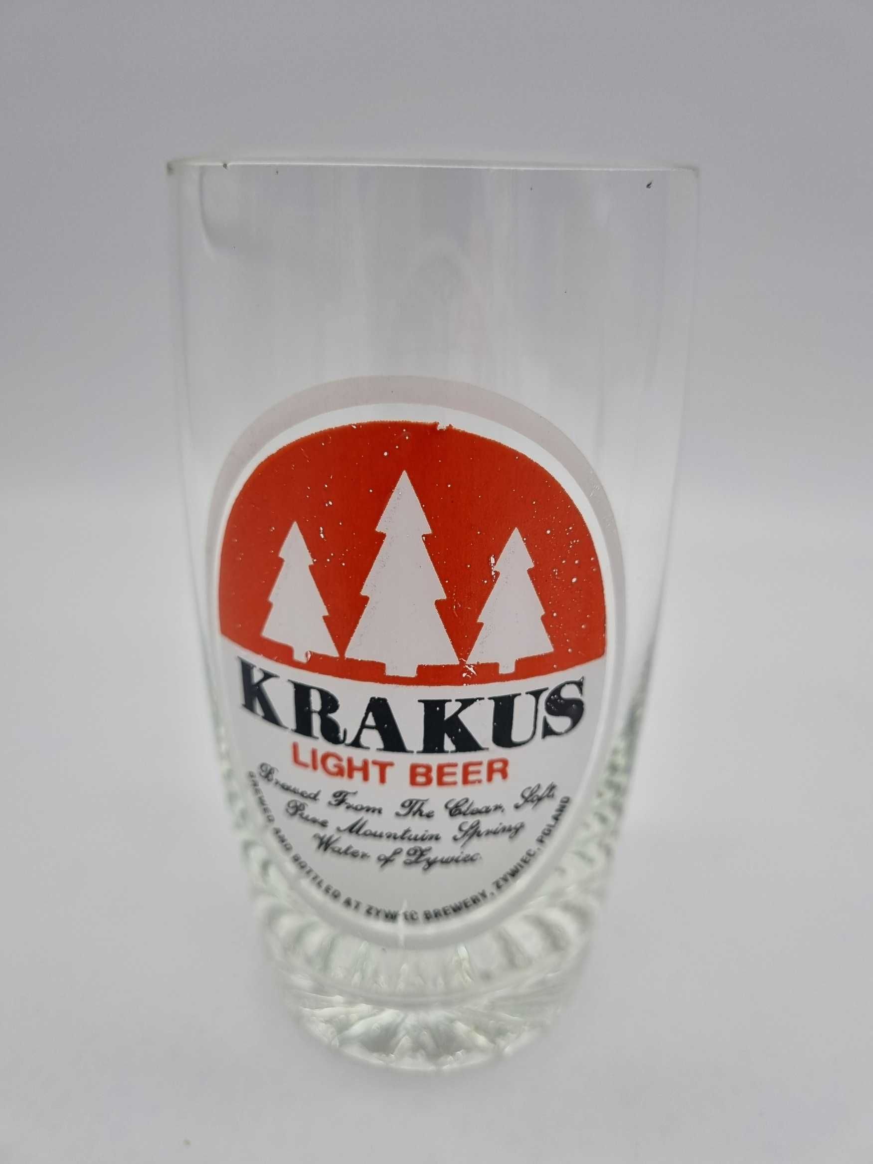 Komplet 4x Szklanka do Piwa Krakus Żywiec Vintage Lata 70