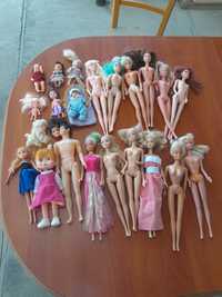 Duży zestaw Barbie plus ubranka i akcesoria