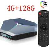 Tv Box Android 11 Smart Amlogic 4/128gb  8KWifi BT