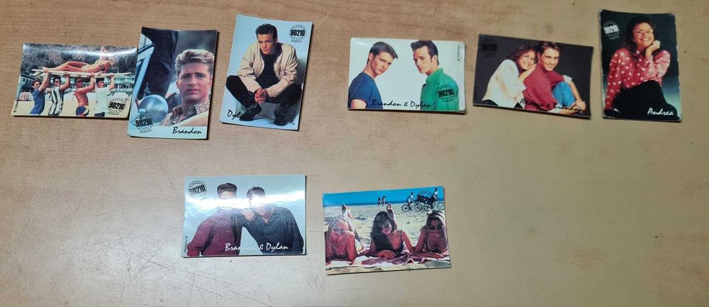 8 cromos "90210 - Beverly Hills" BOLLYCAO