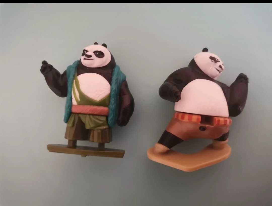 Figurki Kinder niespodzianka kung fu panda 4 złote całość