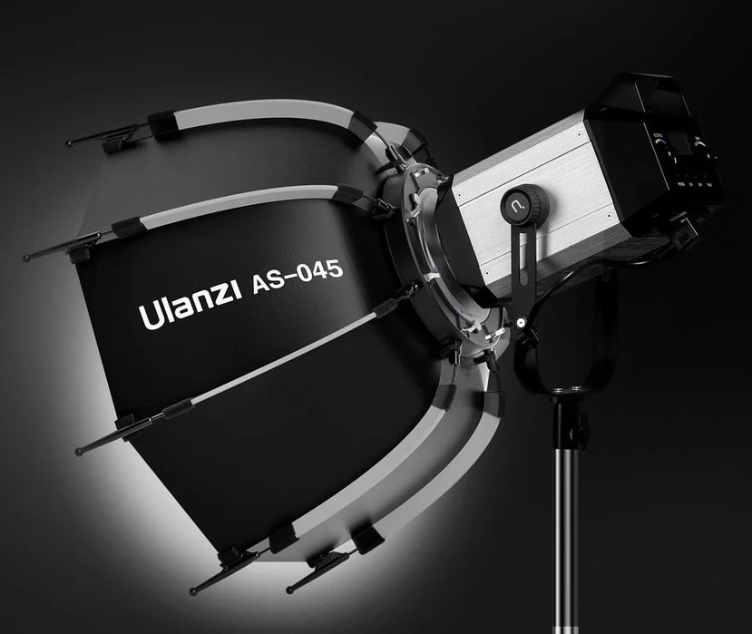 Софтбокс Ulanzi AS-045 Bowens 45 cm швидкорозкладний, октобокс бовенс
