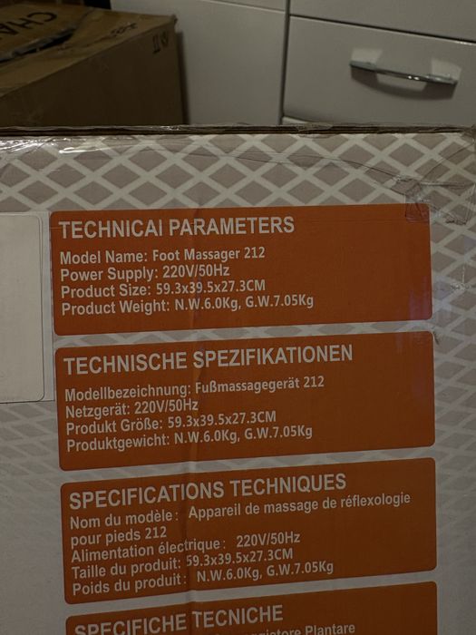 Tisscare masażer do stóp z ogrzewaniem i głębokim ugniataniem