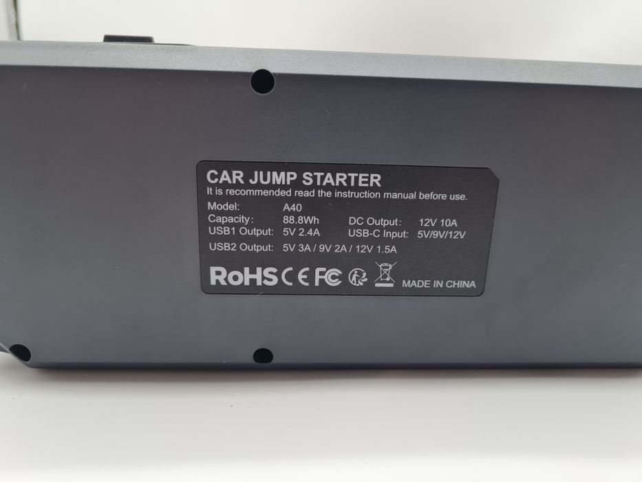 Powerbank jump starter booster auto rozruch awaryjny 5000A 88,8Wh