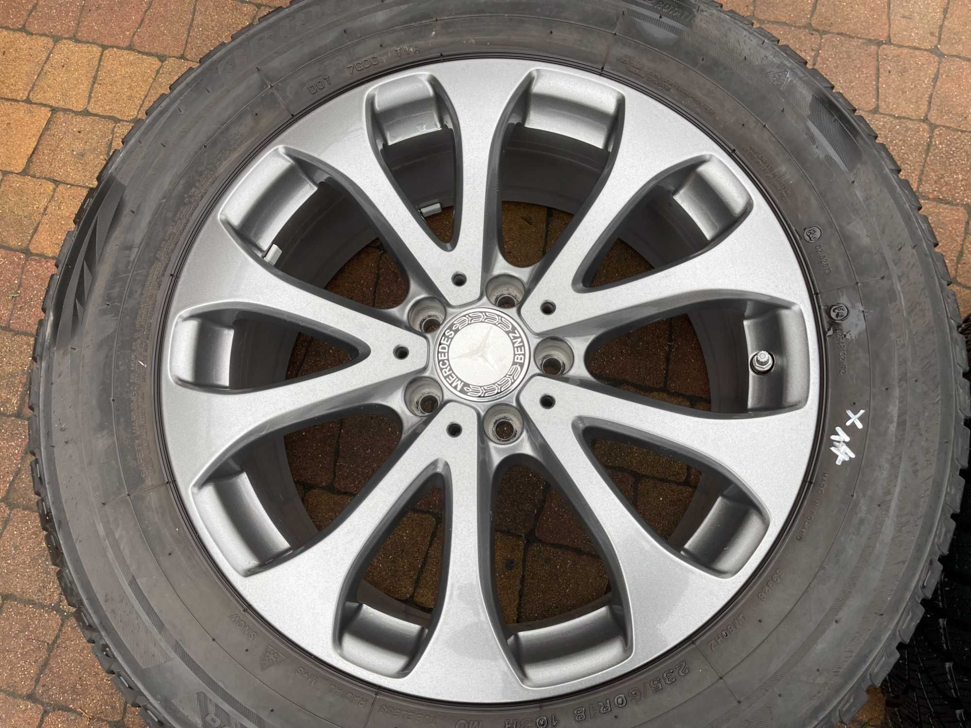 3700. Koła letnie Mercedes GLC oryginalne 5x112 ET38 235/60/18 2022/23