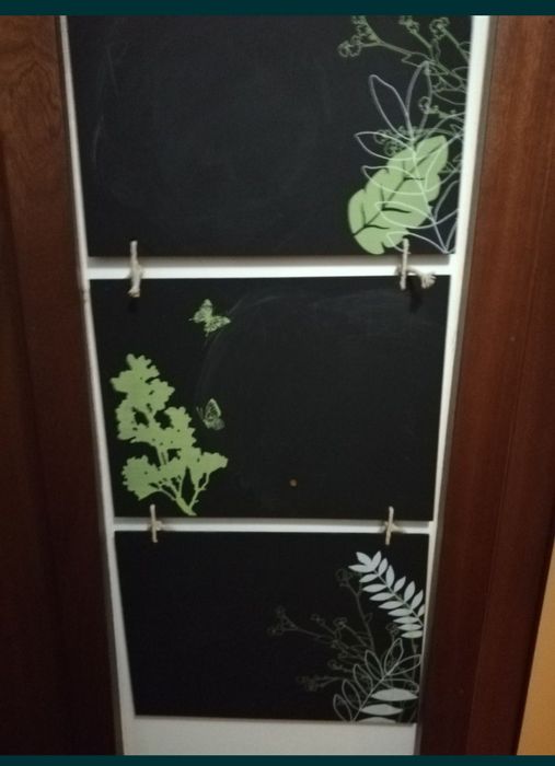 Quadro de lousa decorativo