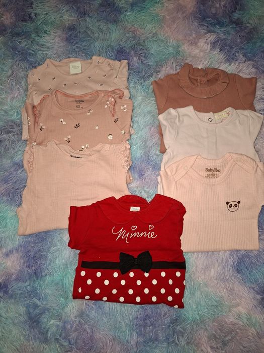 Paka ciuszków na dziewczynkę rozm.80