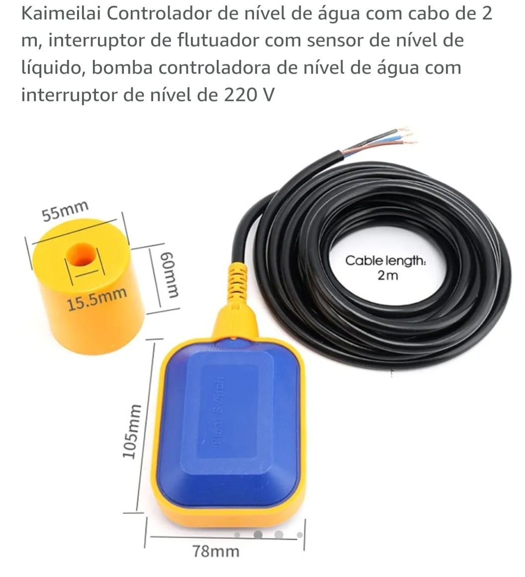Boia NOVA para bomba de água