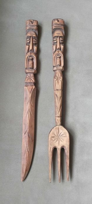 Ozdobne sztućce góralskie