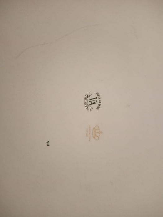 Jarra, Caixa e Prato de porcelana Vista Alegre n°36, decoração Samatra