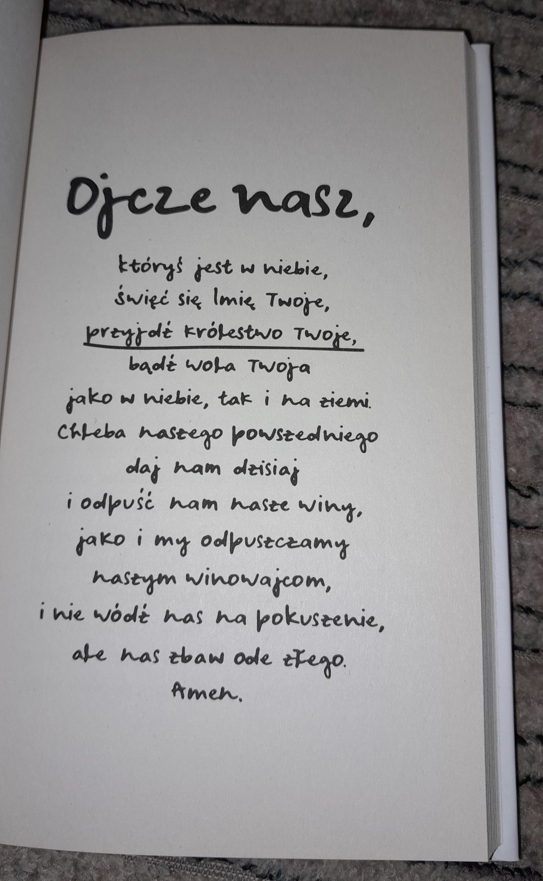 Franciszek. Ojcze nasz.
