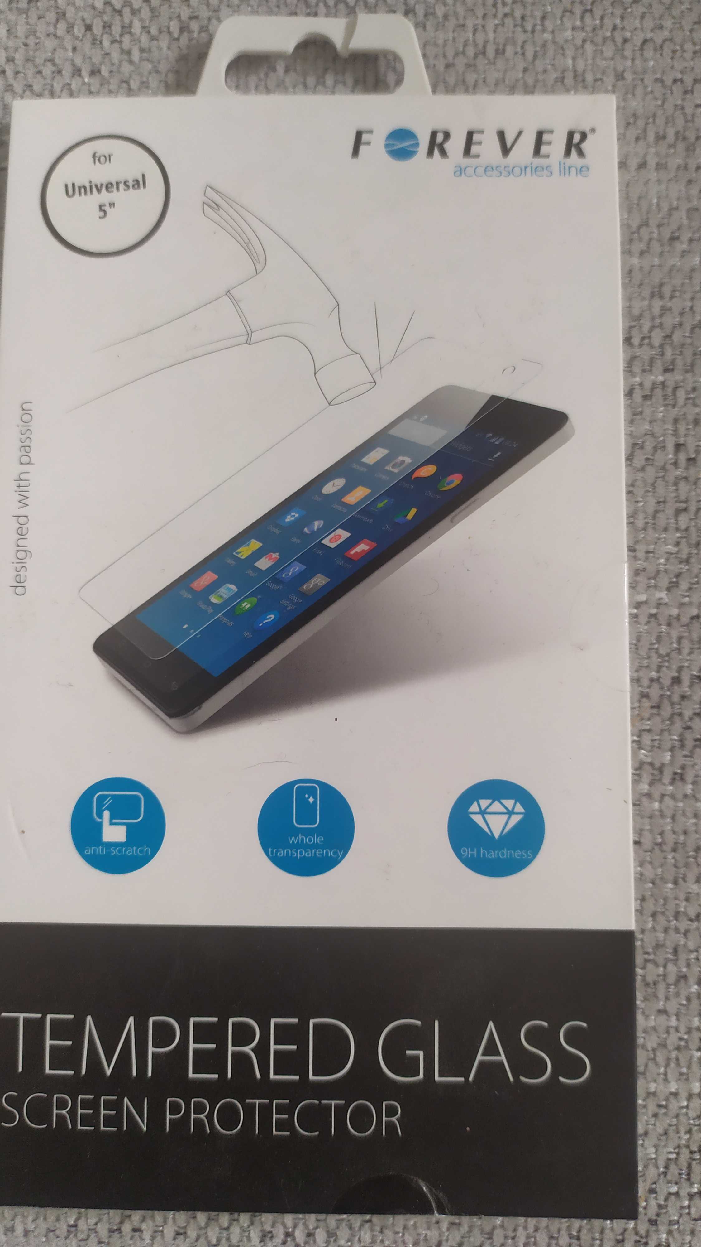 Nowa zapakowana szybka do telefonu smartfon Forever Glass Uniwersalny,