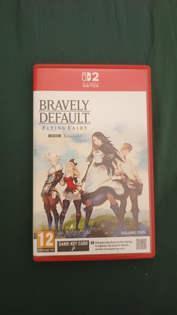 Bravely Default Flying Fairy Switch 2 game key-card