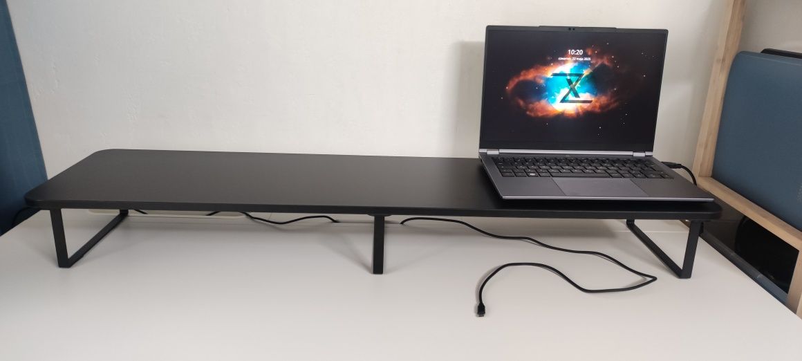 Stolik / półka pod monitor czarny Gembird