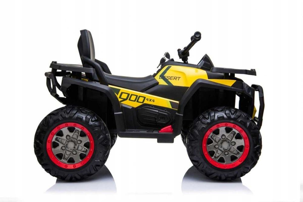 Pojazd Quad ATV Desert Napdęd 4x45 z Pilotem żółty XMX-607