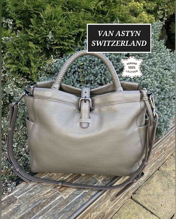 VAN ASTYN SWITZERLAND розкішна преміальна шкіряна жіноча сумка оригіна