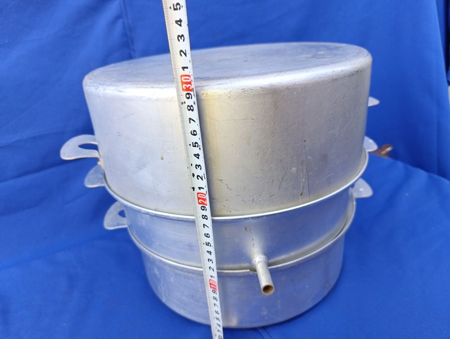 Алюминиевая воскотопка на 8 л литров паровая для топки воска