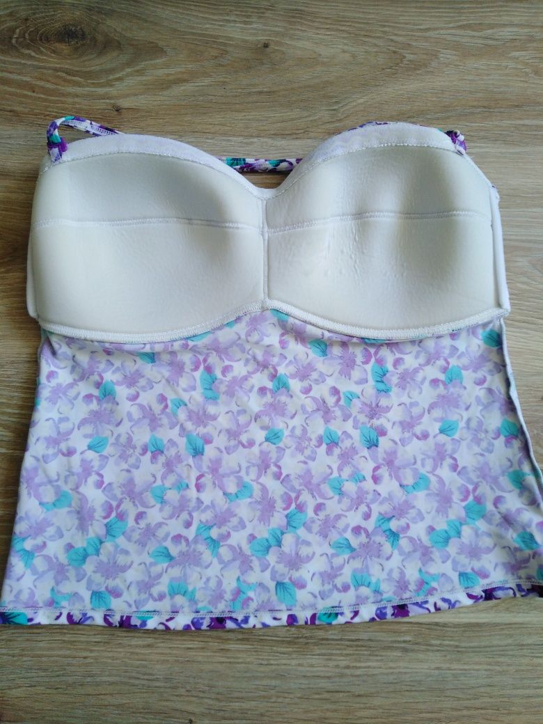 Komplet tankini w kwiaty rozm ang 14,eur 42