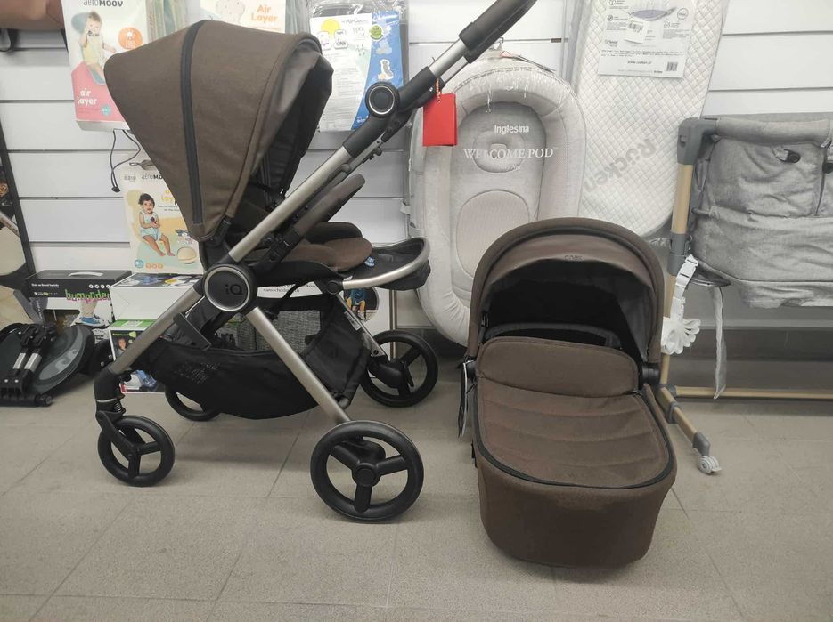 Wózek dziecięcy Anex IQ Premium 3w1 Teddy, Z EKSPOZYCJI, NA KLUCZYK