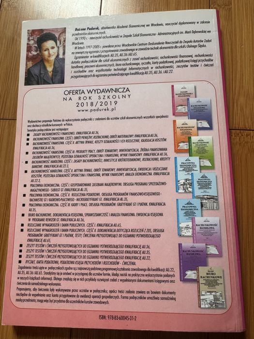 Zasady Rachunkowości Finansowej Bożena Padurek