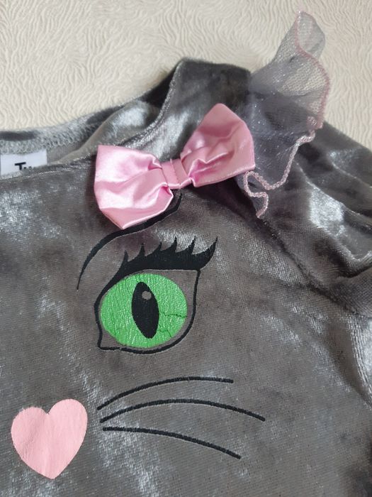 Карнавальна сукня  кішка,киця,кицюня 3-4р Tu