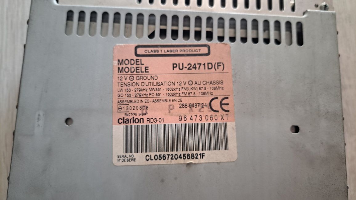 Auto radio Clarion