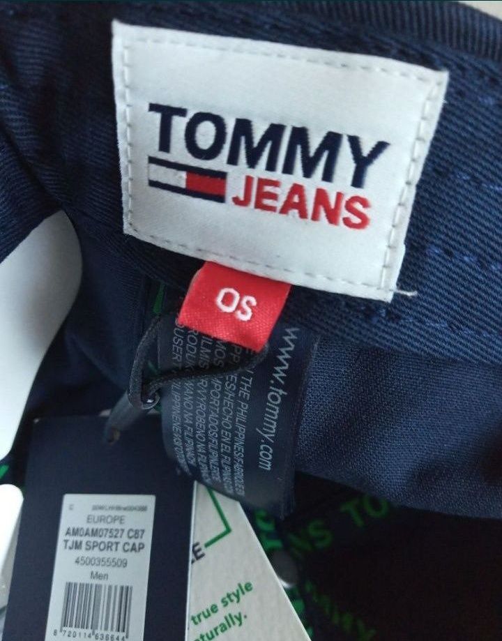 Nowa 100%oryginalna czapka z daszkiem firmy Tommy Hilfiger Jeans