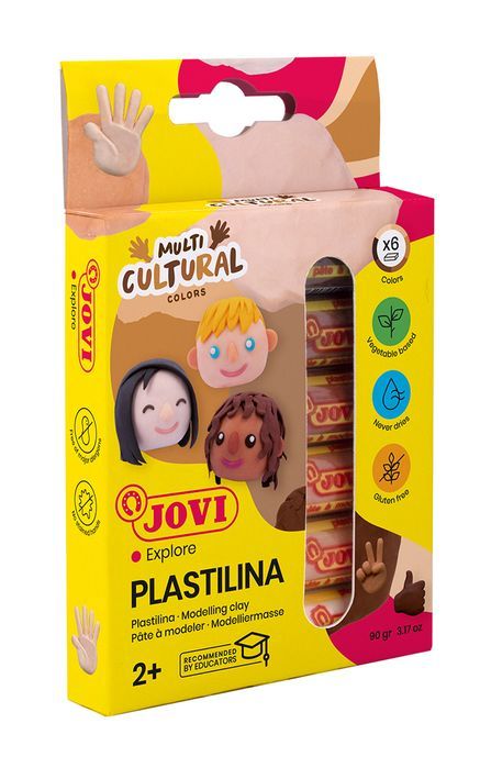 Plastelina Cielista 6 Kolorów Po 15 G Jovi