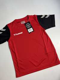 Nowa koszulka sportowa dziecięca  Hummel piłka nożna ręczna 128