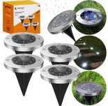 Lampa solarna ogrodowa 4sztuki