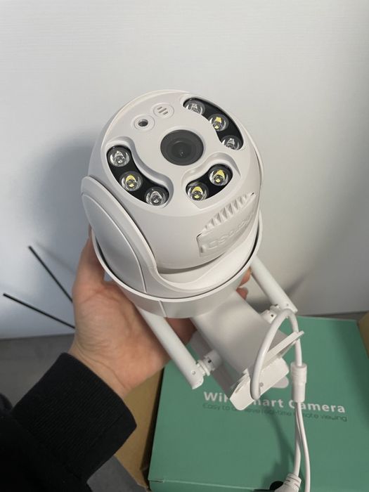 Поворотная уличная IP камера видеонаблюдения