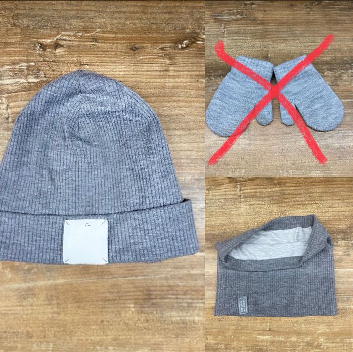 Шапка та хомут дитячий Dembogouse,демісезон 1,5-2 роки