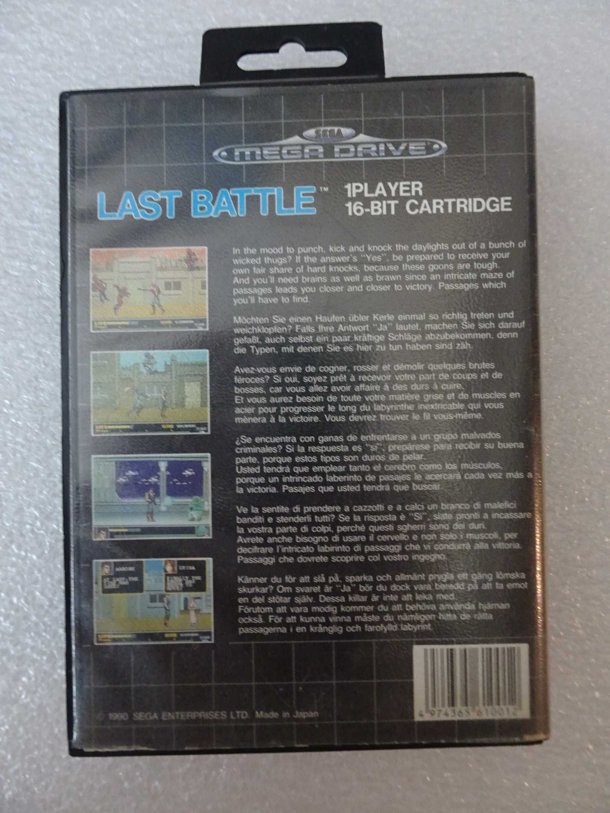 Jogo Mega Drive - Last Battle