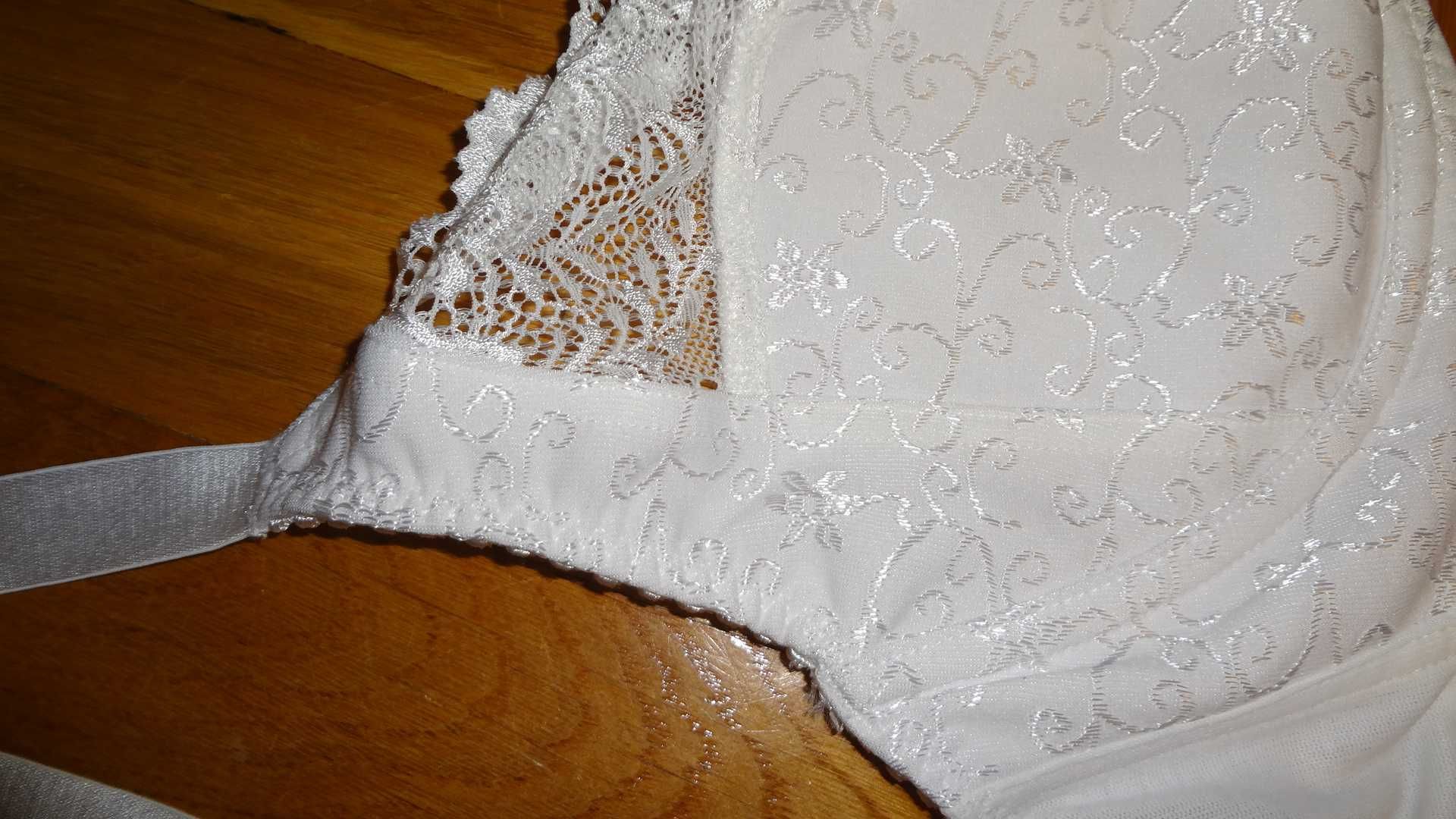Biustonosz Dorina 95C biały, śliczny
