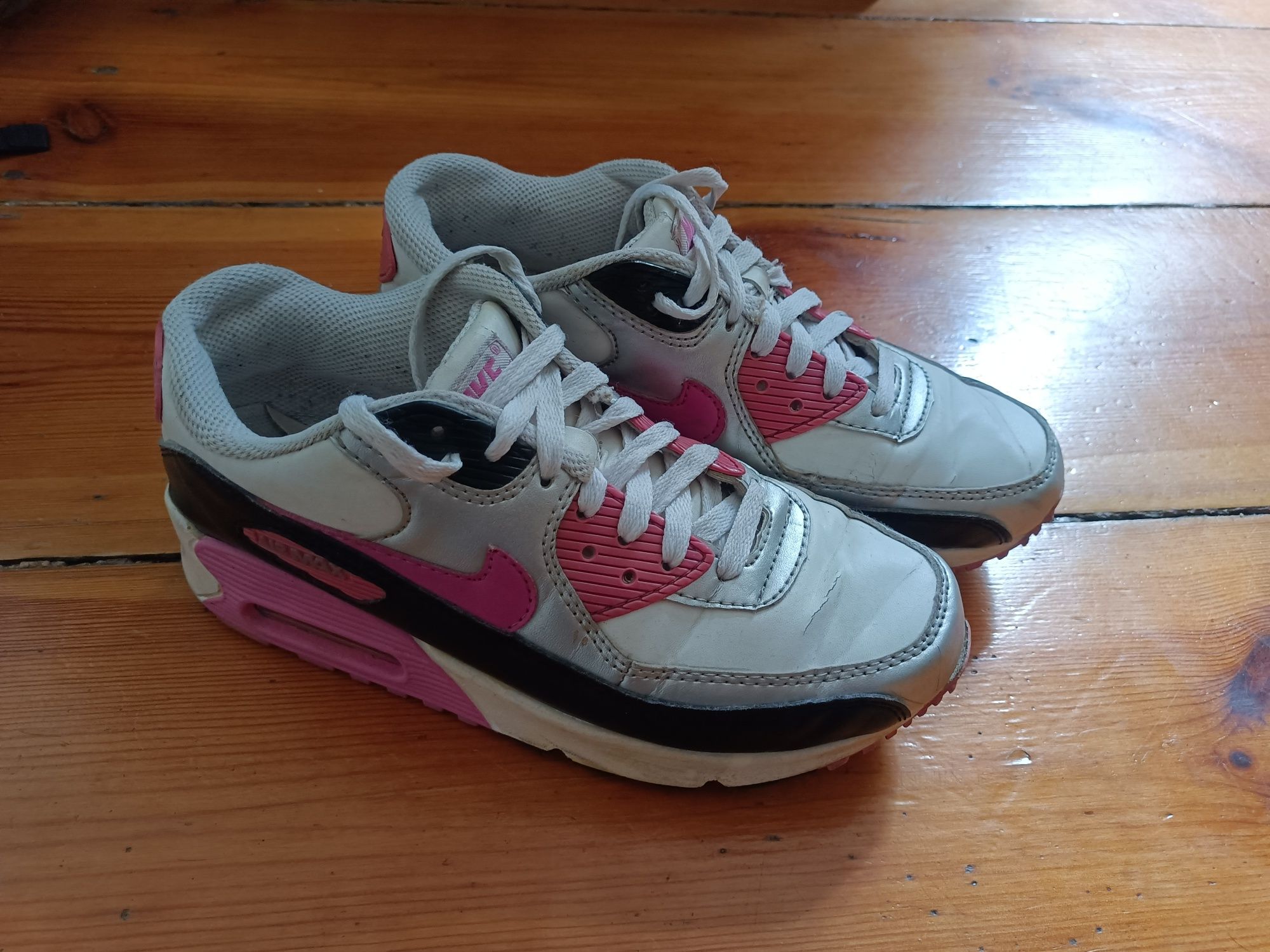 Nike air max 90 biało-różowe