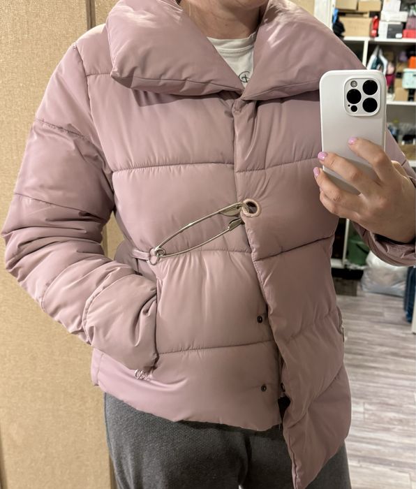 Куртка демісезонна жіноча пудра/рожева