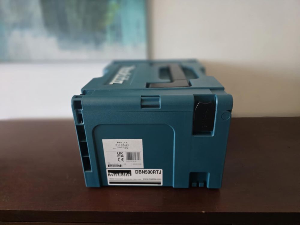 Makita DBN500 18v +3x akumulator + ładowarka+ walizka - stan nowy.