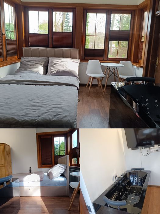 Apartament Jacuzzi 2 os Wanna z wyższej półki 180x88cm prywatne wejści