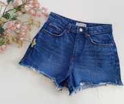 Dżinsowe spodenki z wysokim stanem 38/M Denim Co