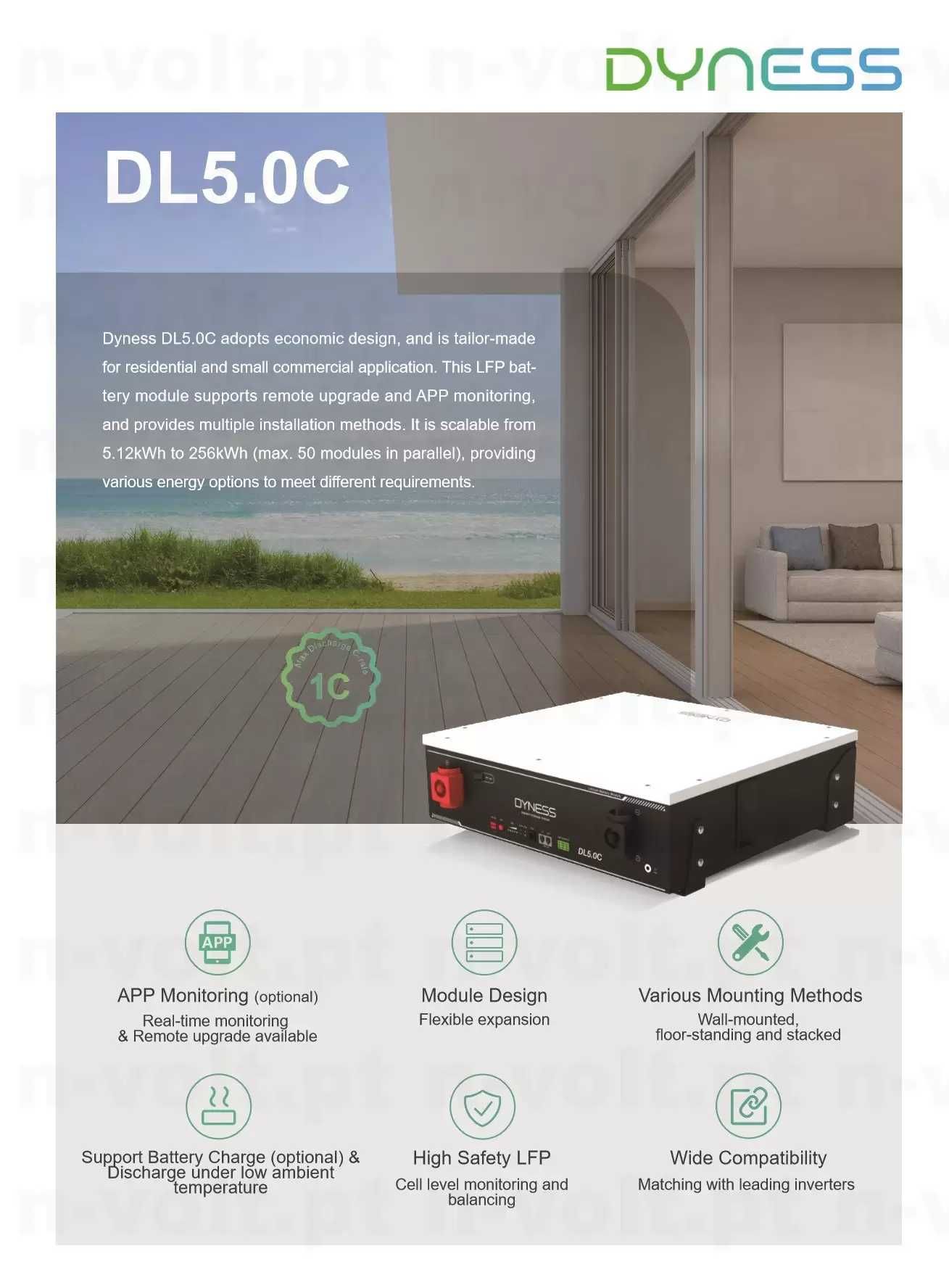 Kit Autoconsumo 12936Whd baterias lítio Dyness Inversor GoodWe