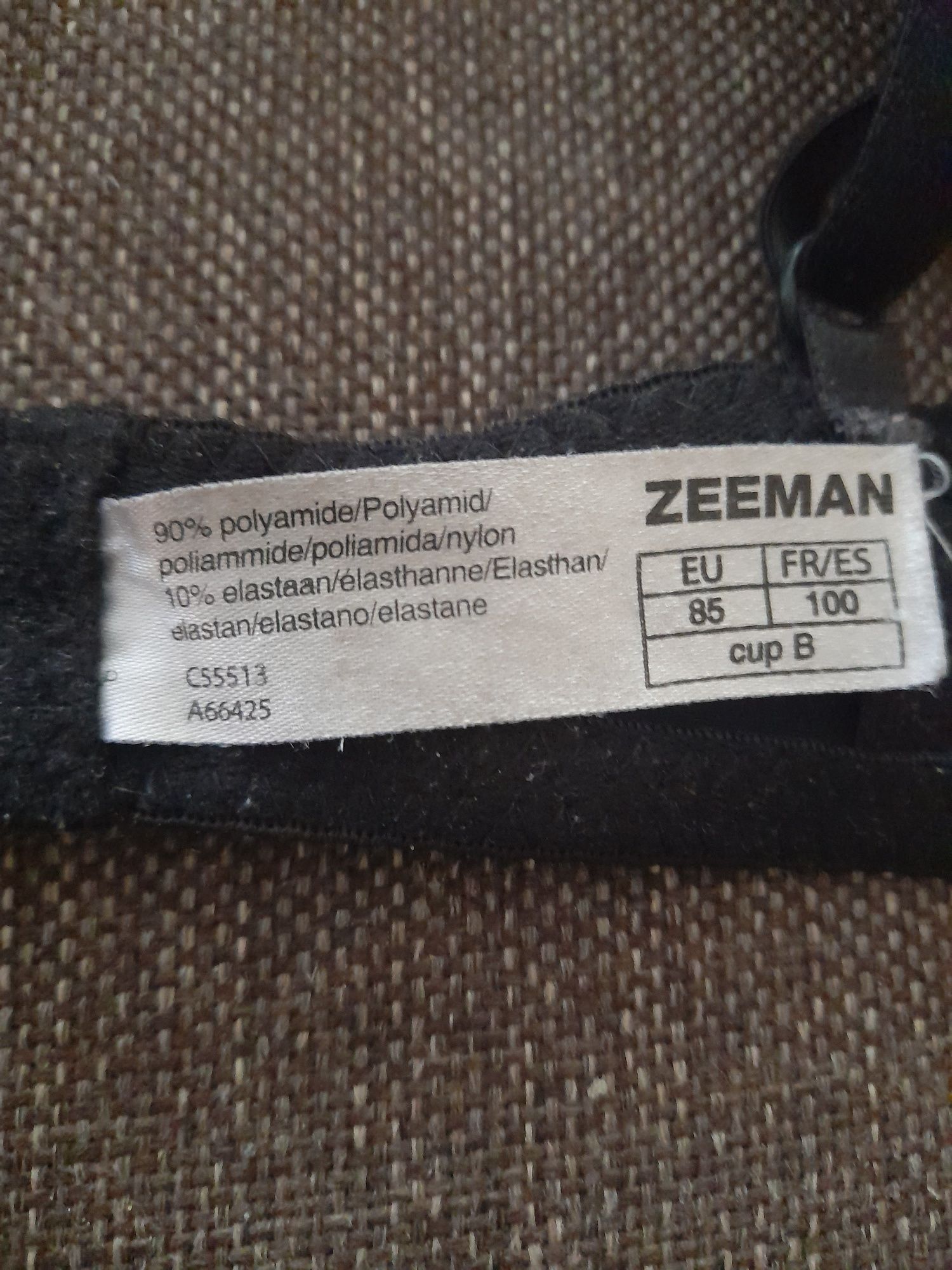 Czarny stanik biustonosz 85 B Zeeman