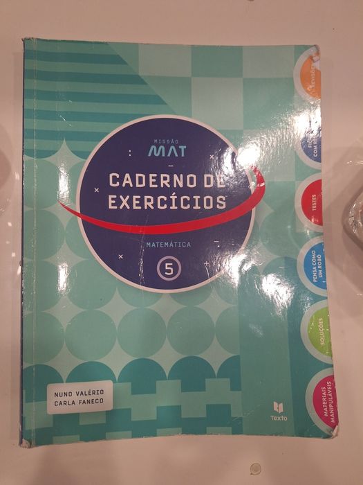 Caderno de exercicios de matematica missão MAT 5