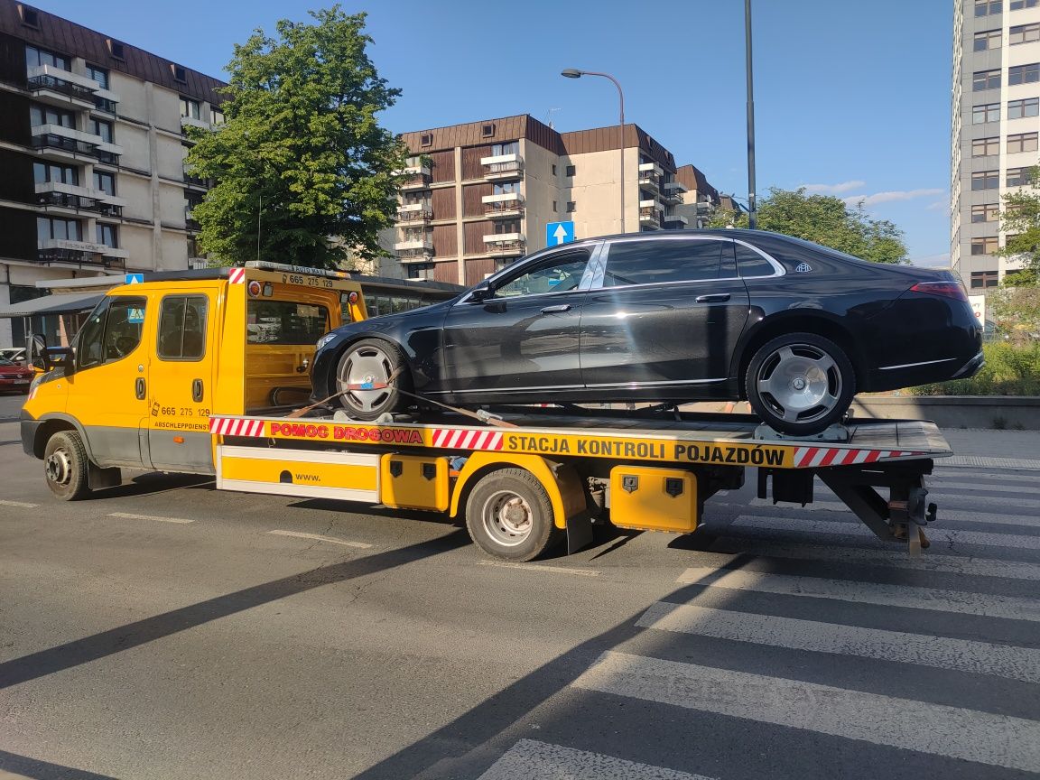 Tanie holowanie 24h A1 A2 S8 S14 Osobowe Bus Laweta Łódź na 6 osób!