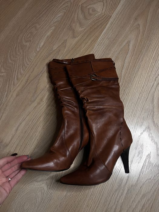 Шкіряні сапожки