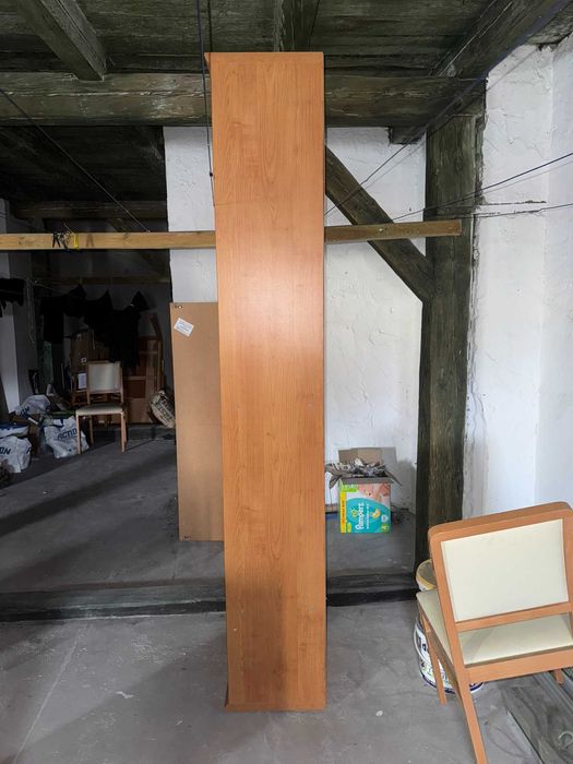 Regał wąski wysoki – kolor olcha, 6 półek