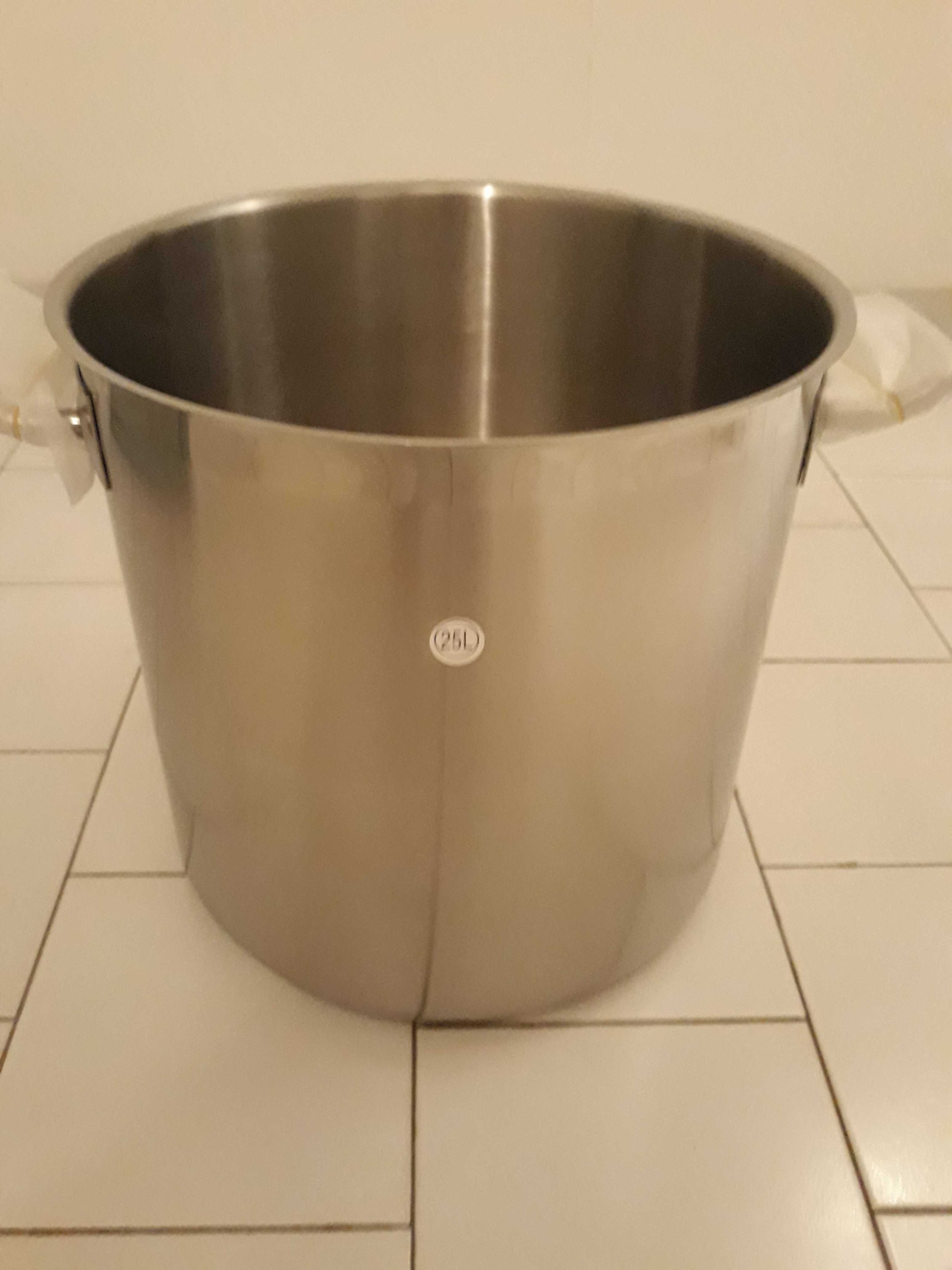 Panela inox com fundo térmico 25 litros