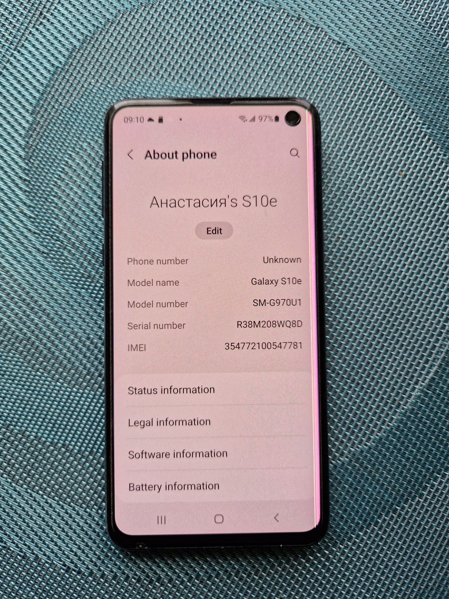 Samsung S10e 6/128 Gb